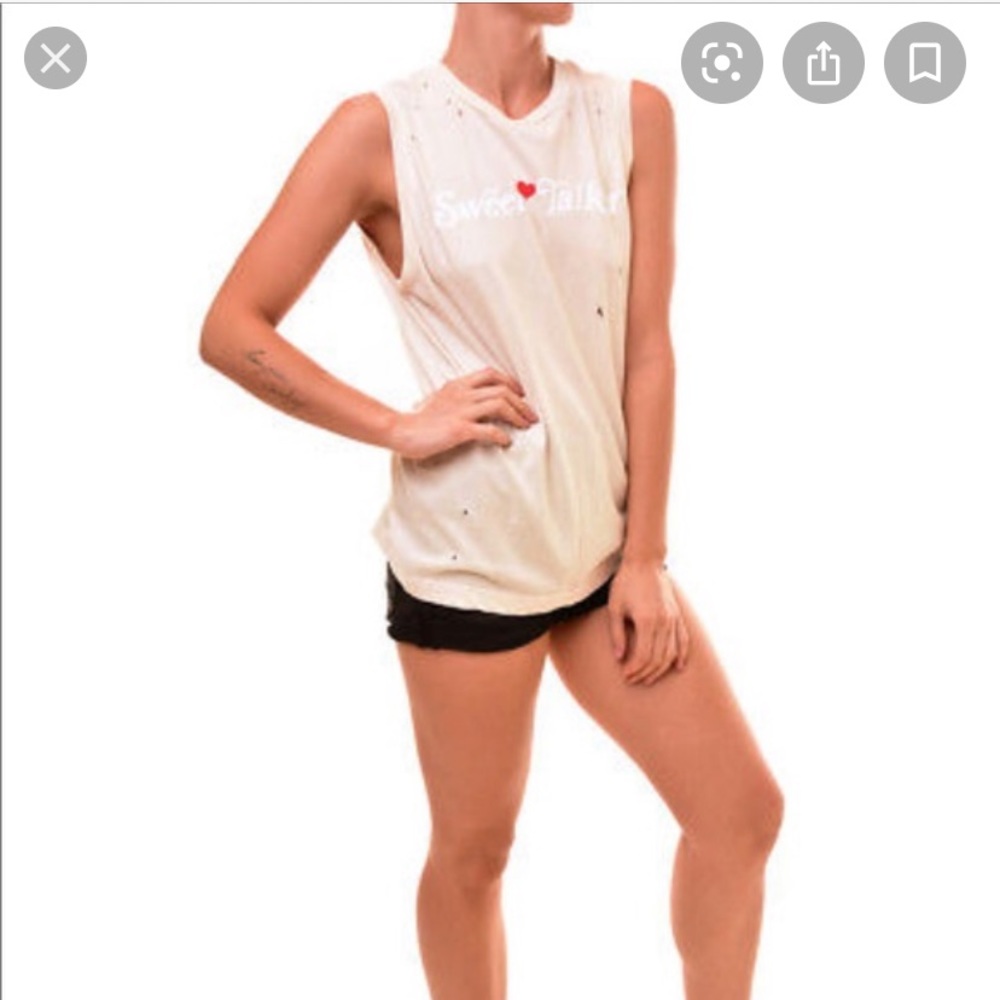 WildFox “ Sweet Talker “ muscle tank - distressed